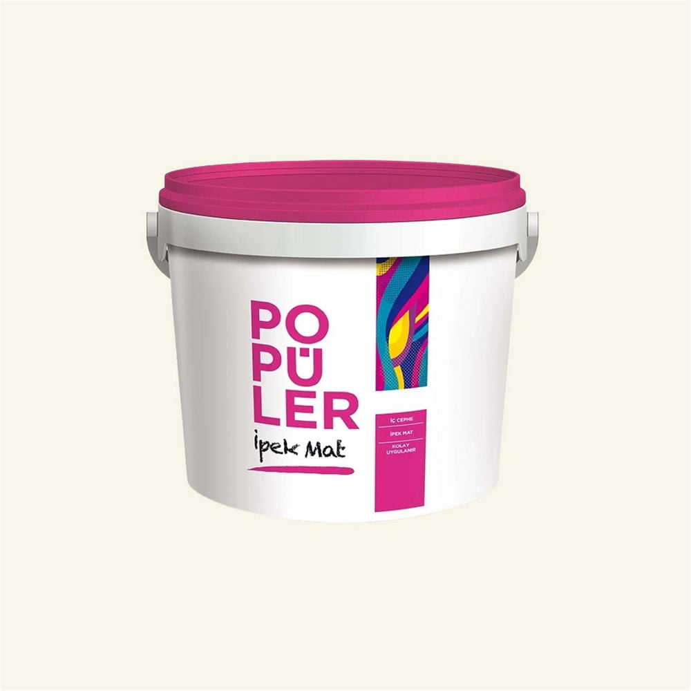 Polisan Beyaz Kiraz - Cİ-6870 10 Kg Popüler Silikonlu İpek Mat İç Cephe Boyası (23E00011600)