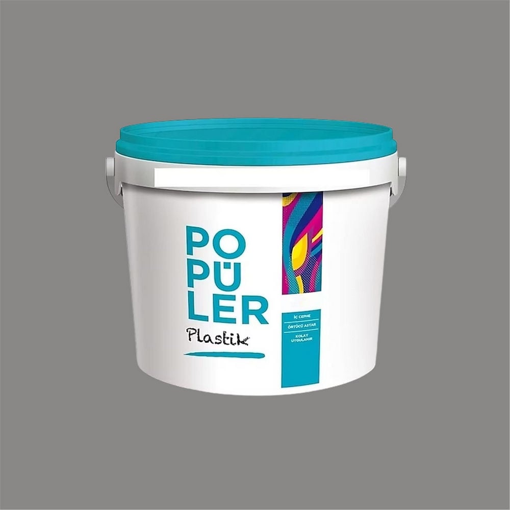 Polisan 4485 - Kadife Grey - Cİ-7624 10 Kg Popüler Plastik İç Cephe Boyası (23F00011600)