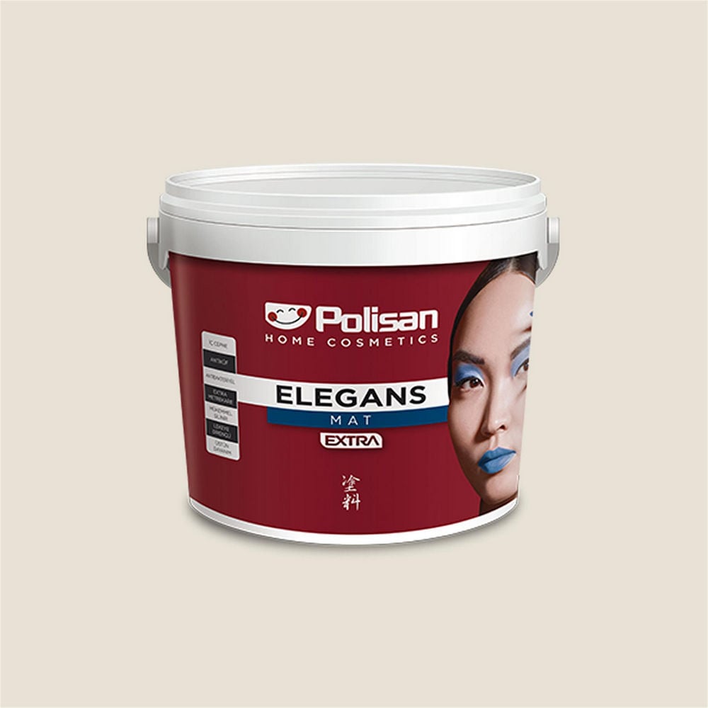 Polisan 5737 - Sade Bej - Cİ-6271 2,5 Litre Elegans Extra Mat İç Cephe Boyası (25500011000)