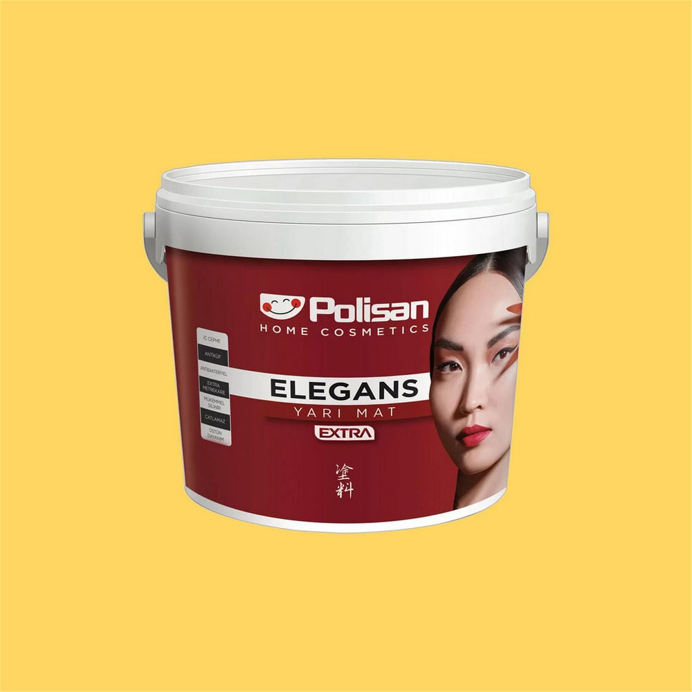 Polisan Cİ-7225 7,5 Litre Elegans Extra Yarı Mat İç Cephe Boyası (25600021600)