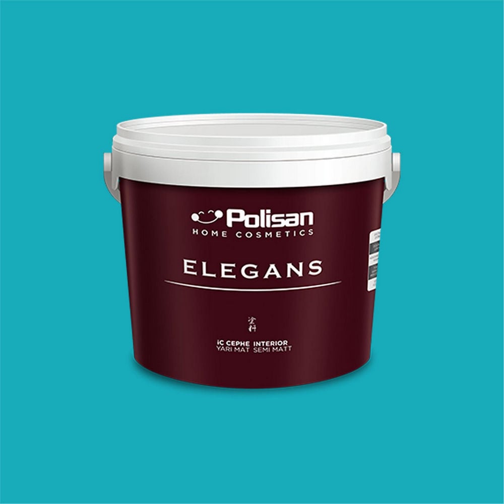Polisan 4391 - Ultra Marin - Cİ-7425 2,5 Litre Elegans Yarı Mat Mix İç Cephe Boyası (25C00031000)