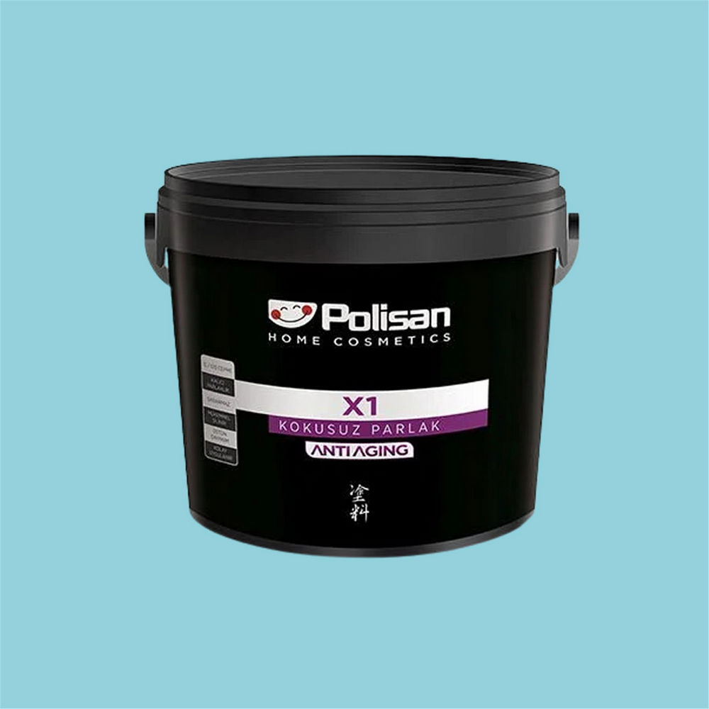 Polisan 4390 - Salda Mavisi - Cİ-7424 0,7 Litre X1 Anti Aging Kokusuz İç Cephe Boyası (26500010600)
