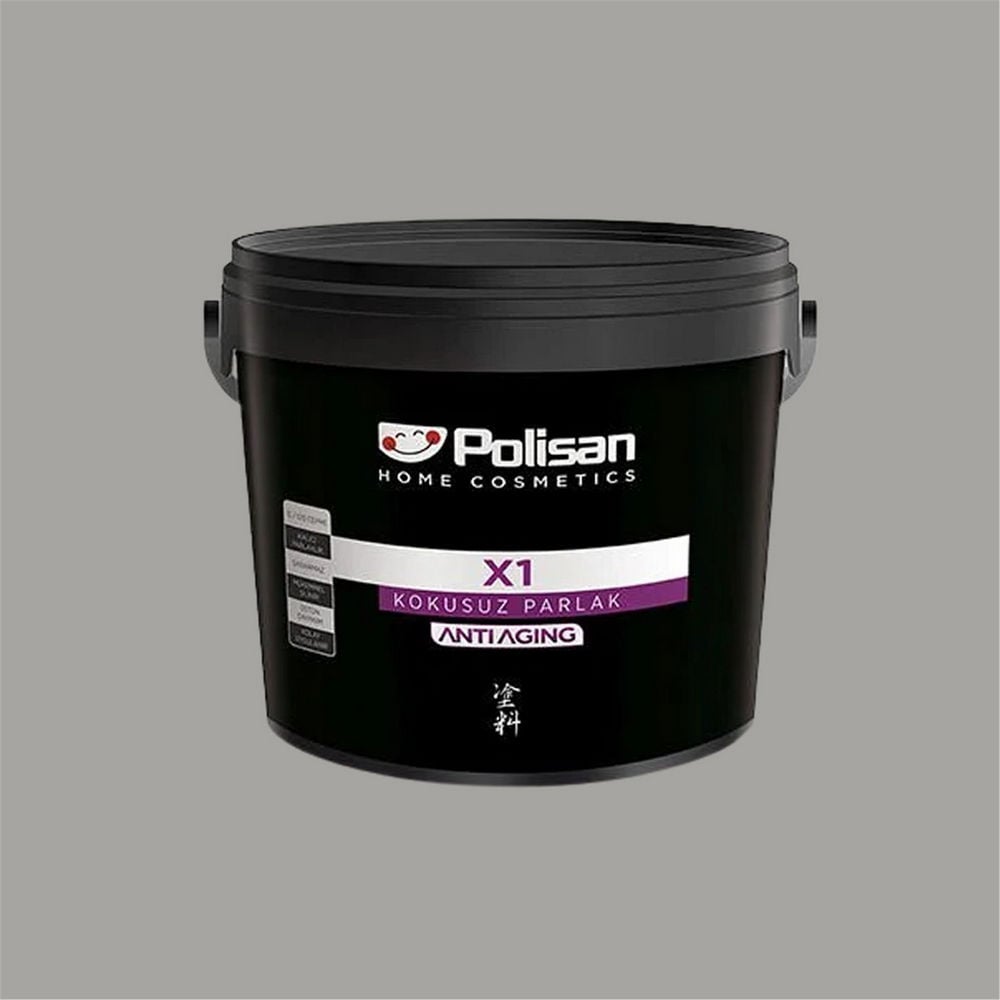 Polisan 4484 - Karizmatik Gri - Cİ-7623 2,5 Litre X1 Anti Aging Kokusuz İç Cephe Boyası (26500031000)