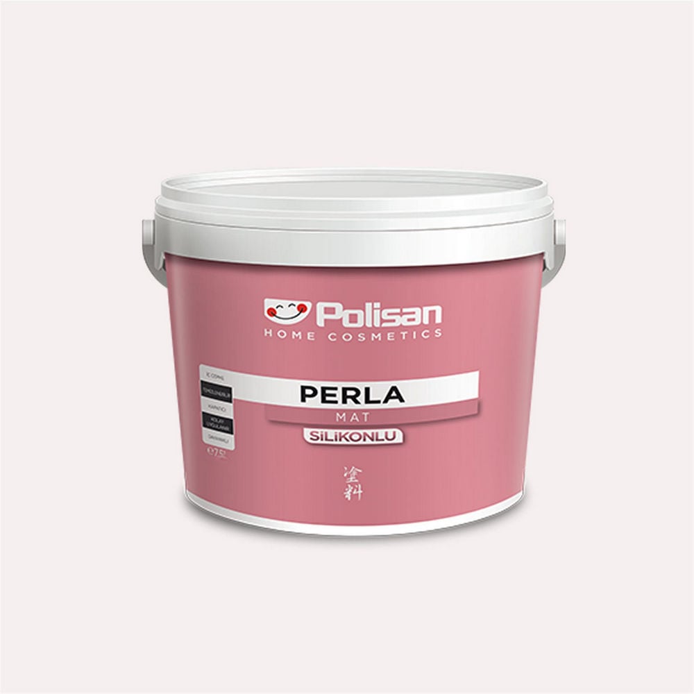 Polisan Sade Beyaz - Cİ-6890 2,5 Litre Perla Mat Silikonlu İç Cephe Boyası (28800011000)