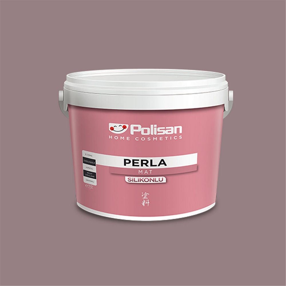 Polisan 4117 - Elegan Viole - Cİ-6454 2,5 Litre Perla Mat Silikonlu İç Cephe Boyası (28800011000)