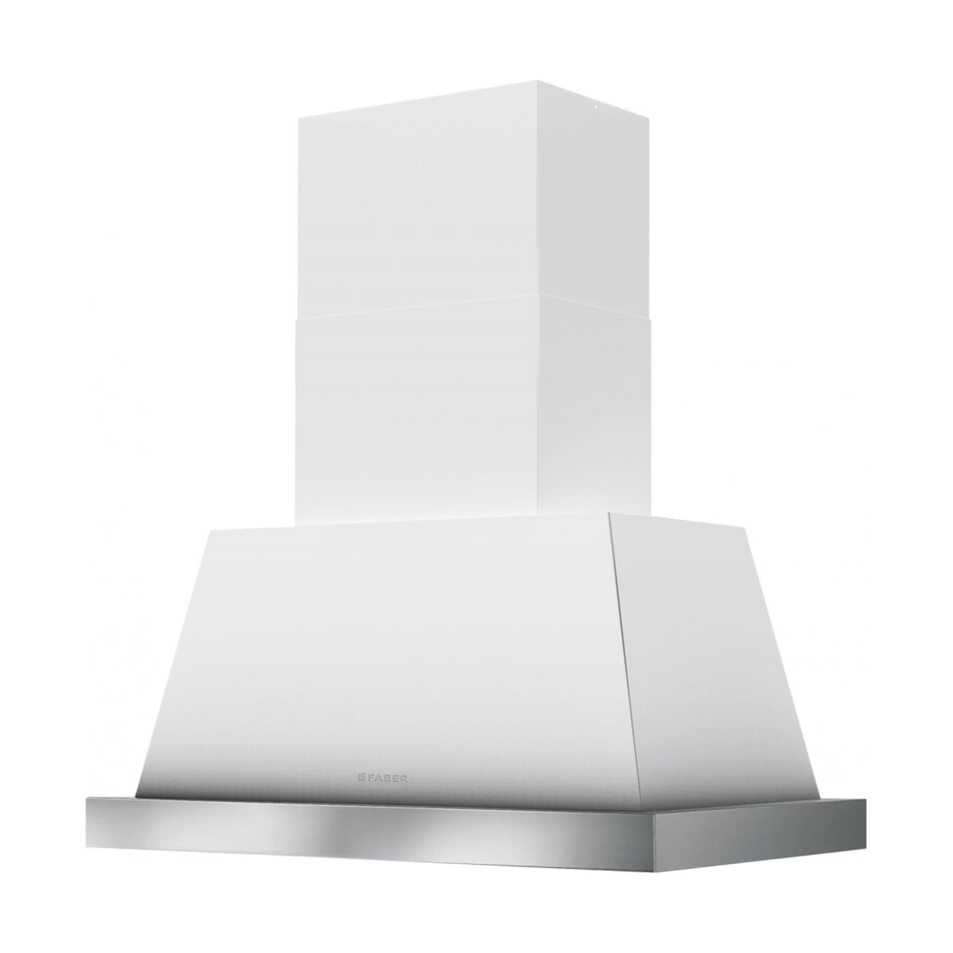 Faber Mat Beyaz Thea Isola 80 cm Ada Tipi Davlumbaz (321.0517.781)