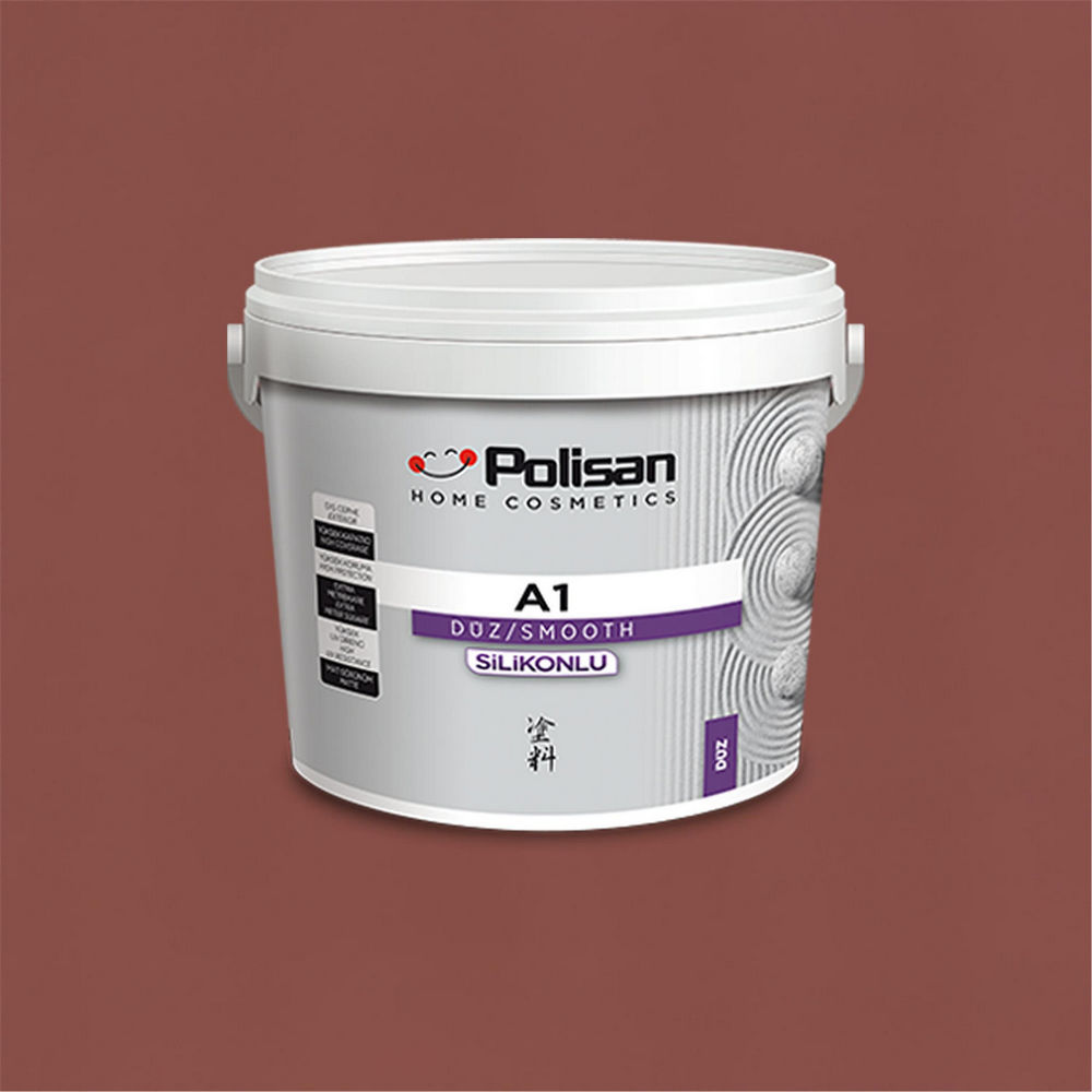 Polisan 729 - Tuğla - CD-8013 15 Litre A1 Silikonlu Dış Cephe Boyası (37200042200)