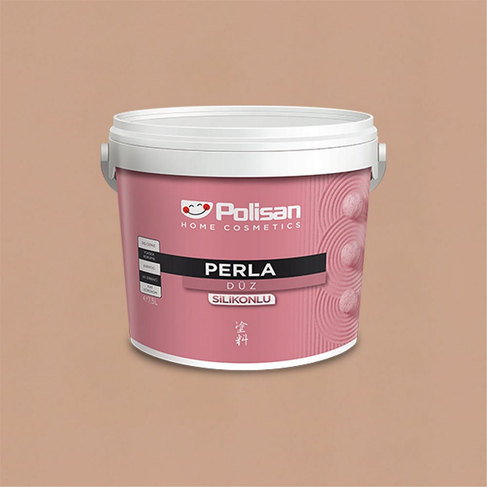 Polisan 4828 - Açık Somon - CD-8097 2,5 Litre Perla Silikonlu Dış Cephe Boyası (38100011000)