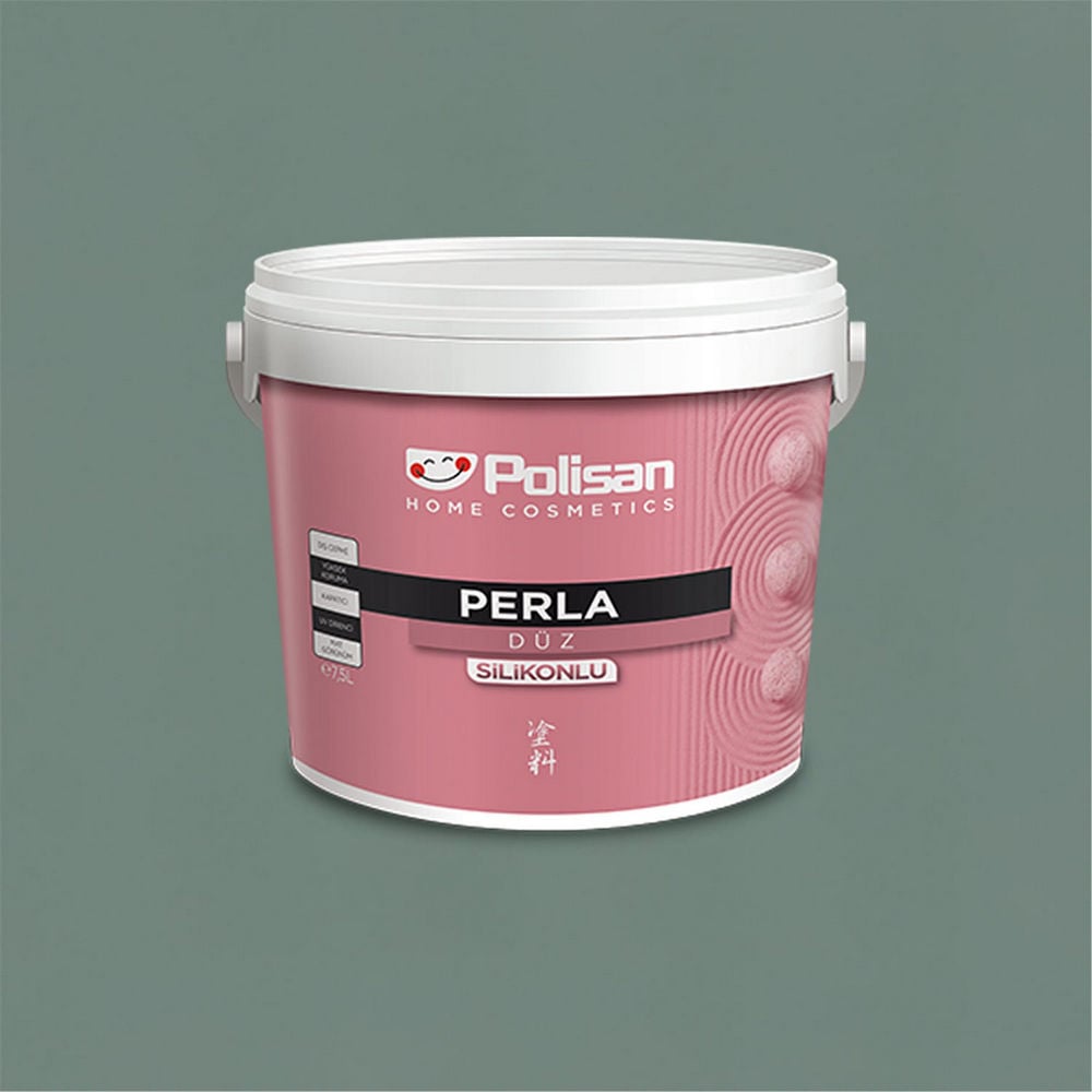 Polisan 4898 - Belgrad Yeşili - CD-8171 15 Litre Perla Silikonlu Dış Cephe Boyası (38100022200)