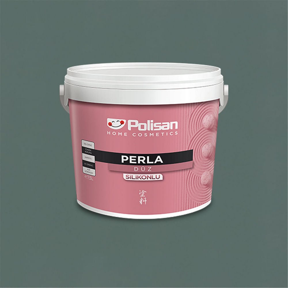Polisan 4899 - Amazon Yeşili - CD-8172 15 Litre Perla Silikonlu Dış Cephe Boyası (38100022200)