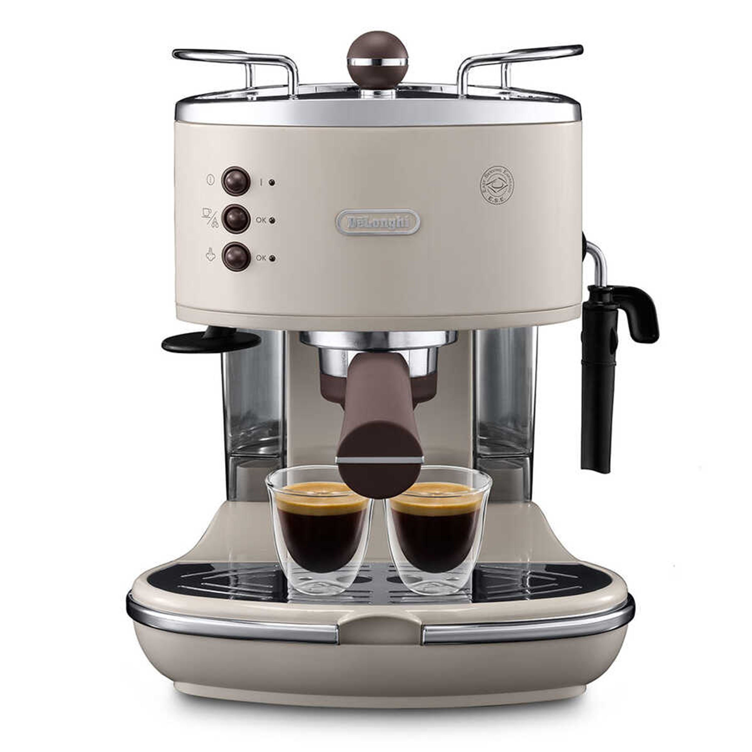 DeLonghi Bej Barista Tipi Manuel İcona Vintange Espresso Makinesi (42000002)
