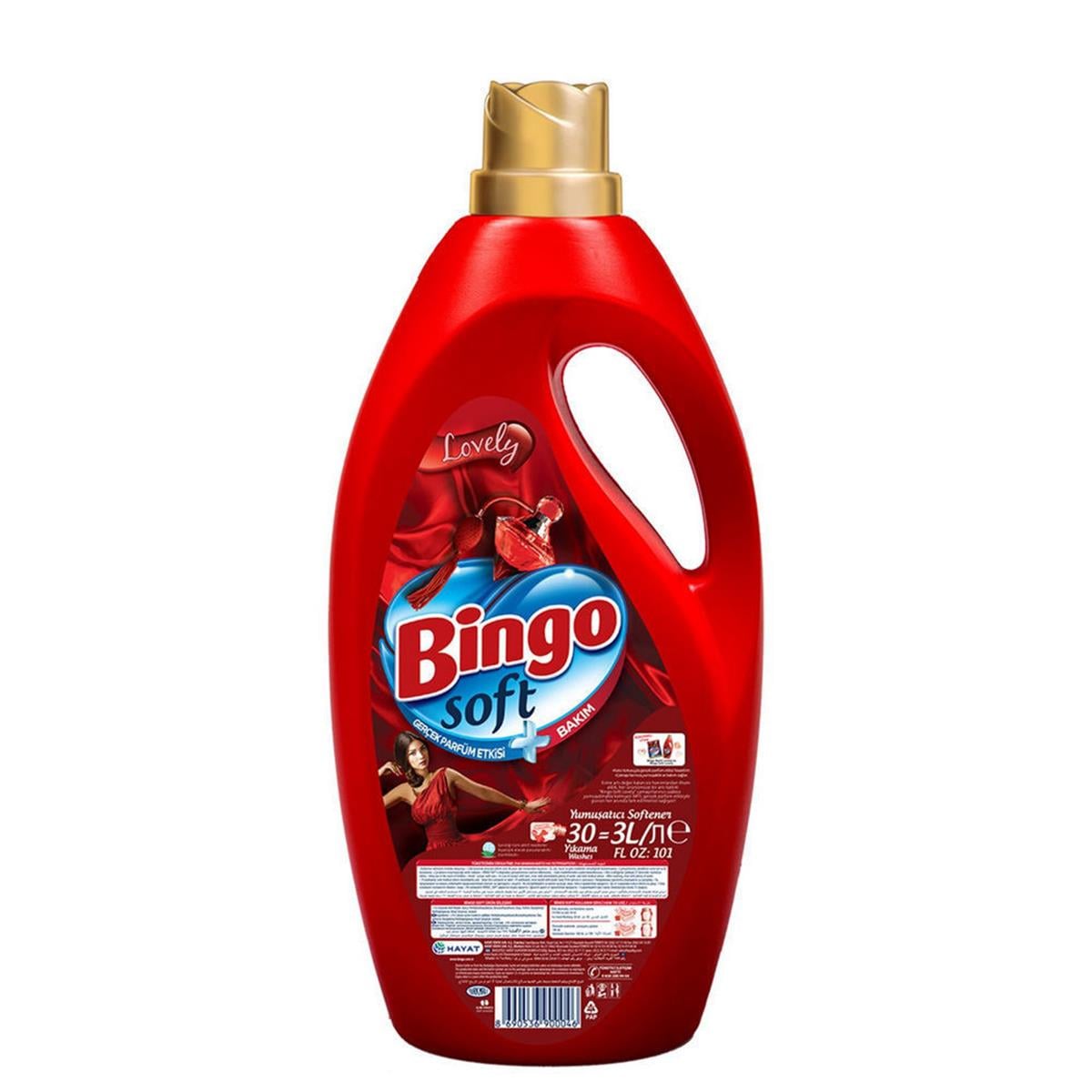 Bingo Soft Lovely 3 Litre Çamaşır Yumuşatıcısı (50001378)