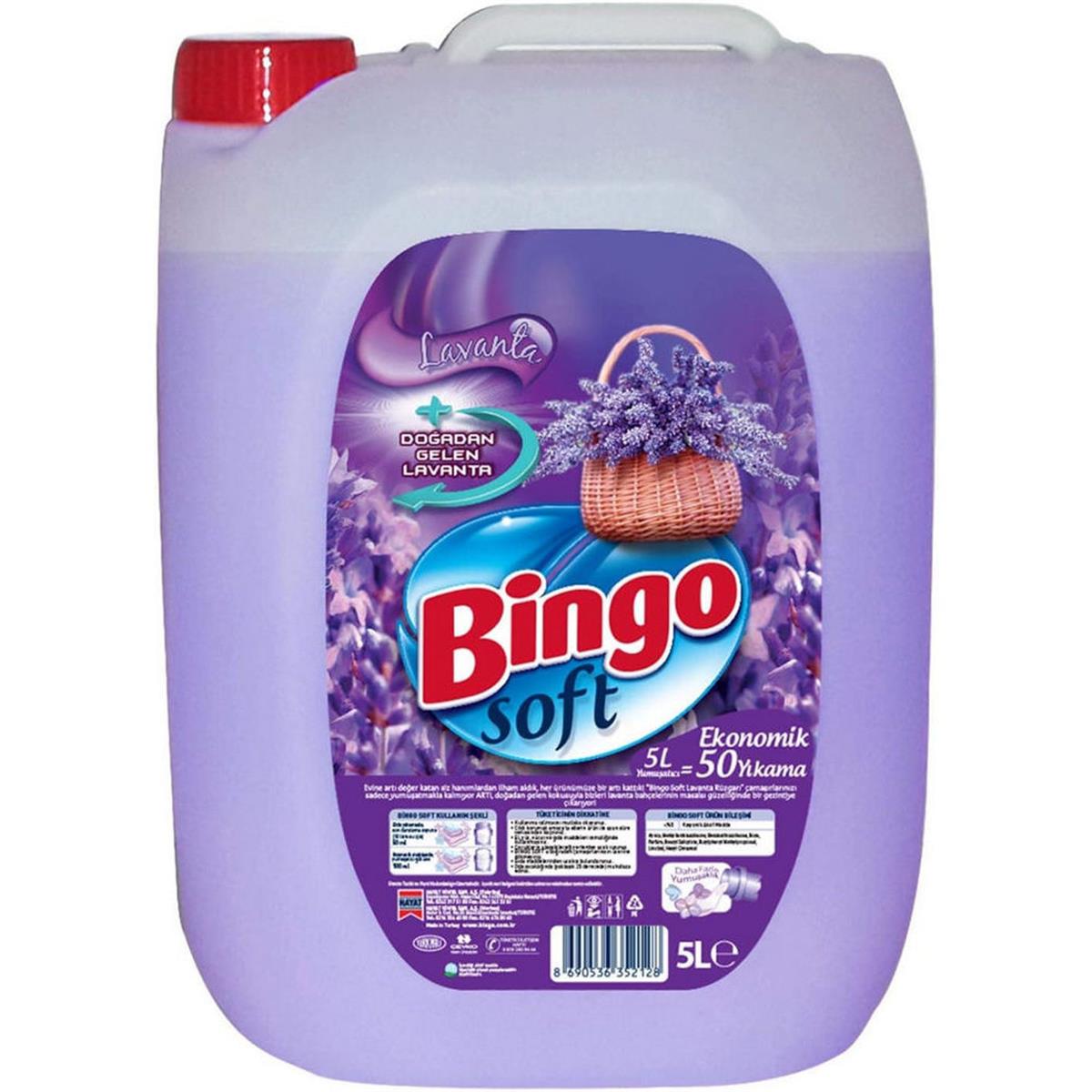 Bingo Soft Lavanta Rüzgarı 5 Litre Çamaşır Yumuşatıcısı (50003490)