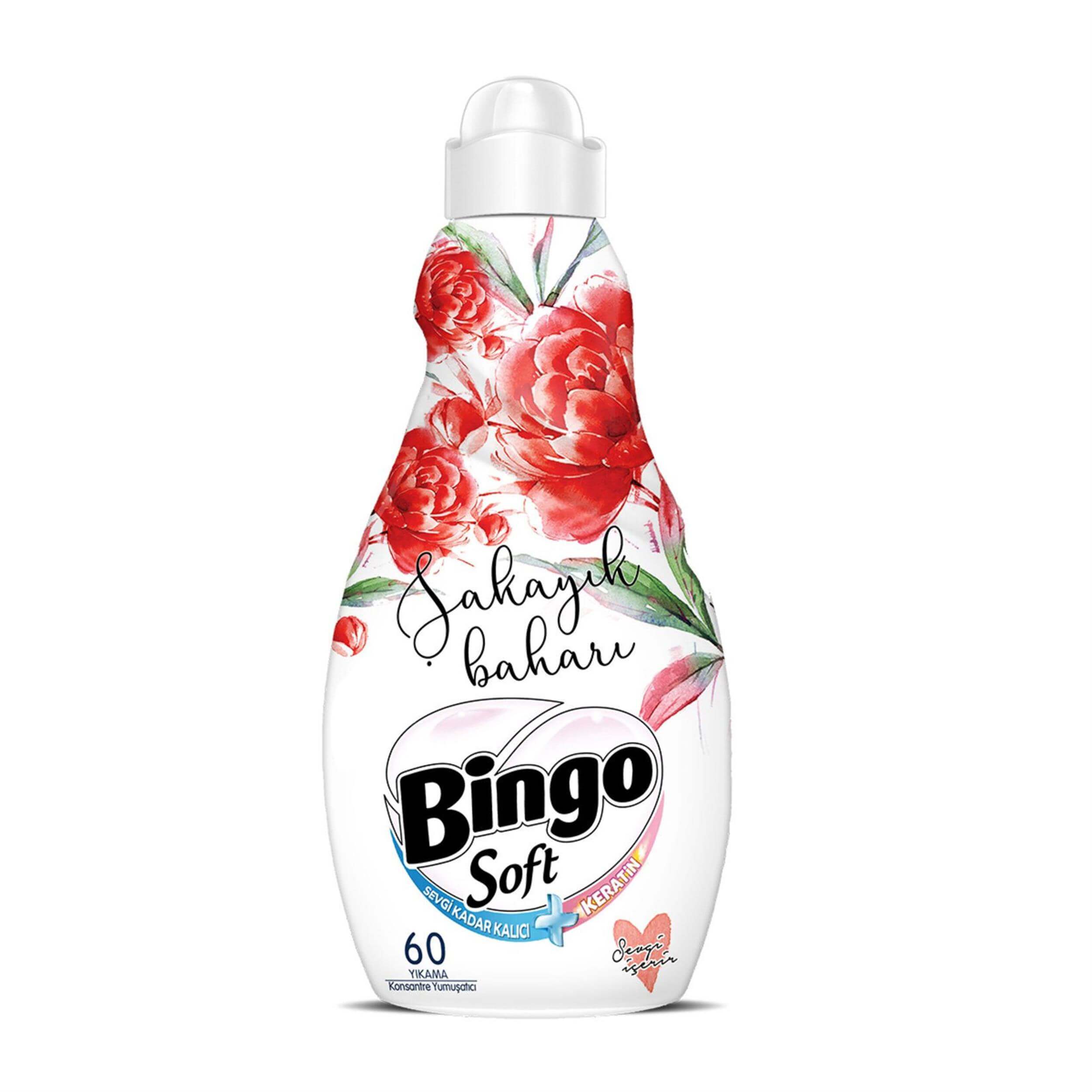Bingo 1440 Ml. Soft Konsantre Sensitivie Şakayık Baharı Çamaşır Yumuşatıcısı (50004259)