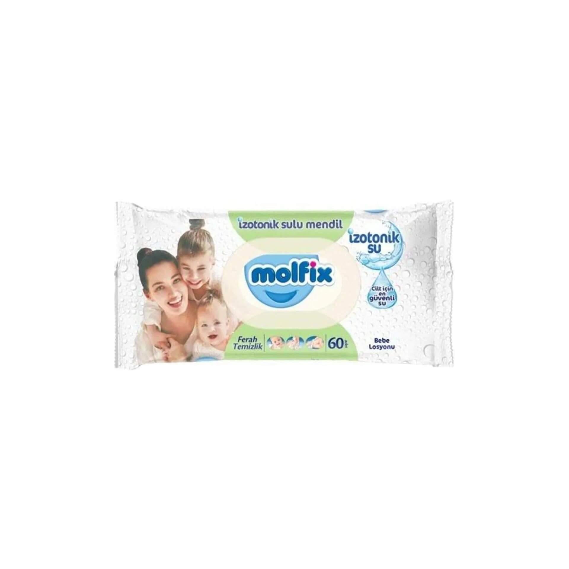 Molfix İzotonik Sulu Ferah Temizlik 60 Yaprak  (50005086)