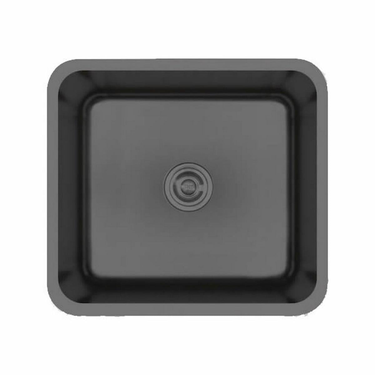 Crauf Füme Siyah Lavello Tek Gözlü Damlalıksız Eviye (530.1422.3050.24)