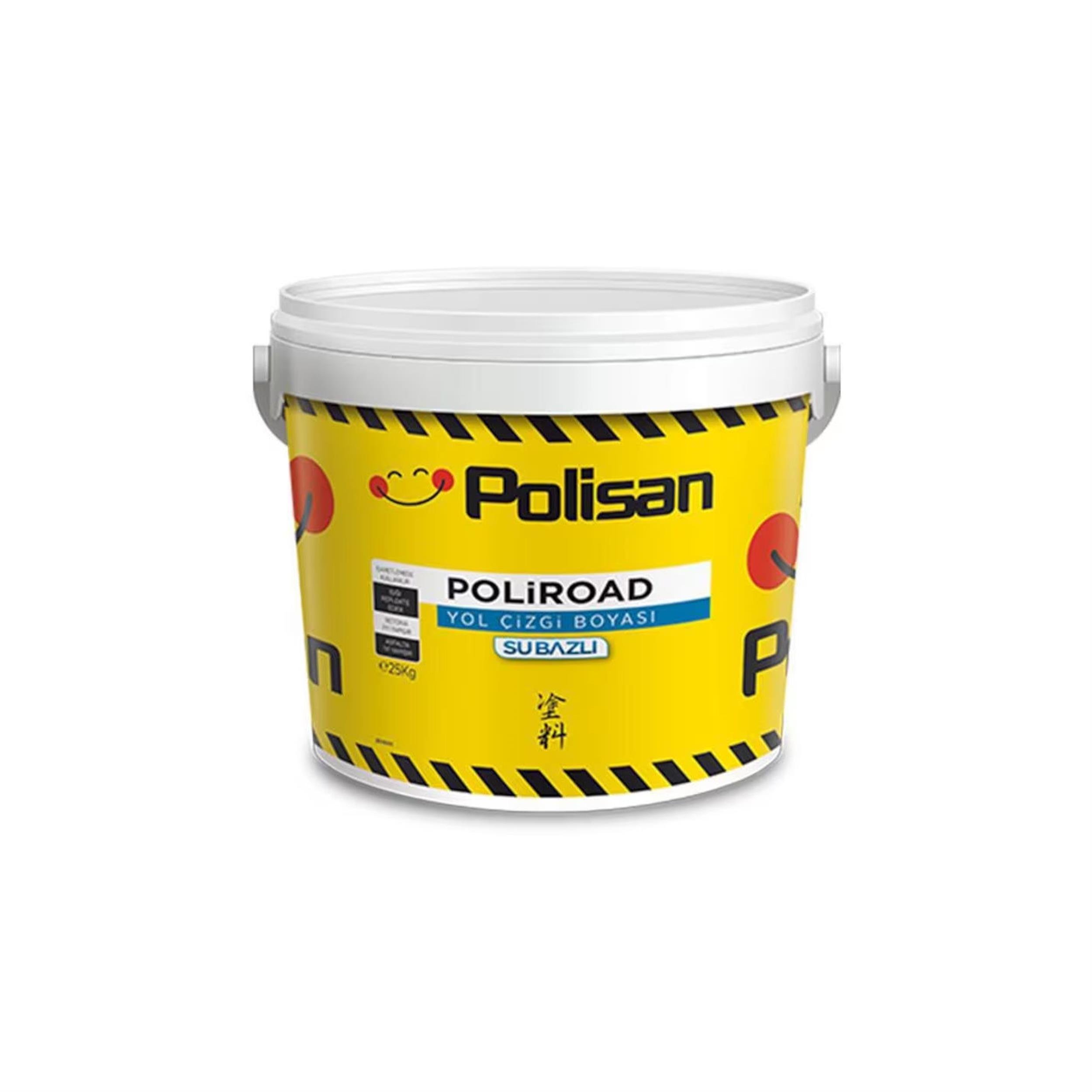 Polisan Beyaz 25 Kg Su Bazlı Yol Çizgi Boyası (64900012201)