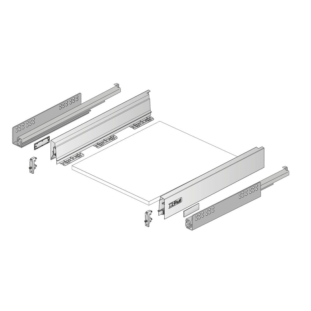HETTİCH IT-ATİRA GRİ ÇEKMECE SET 470 MM 