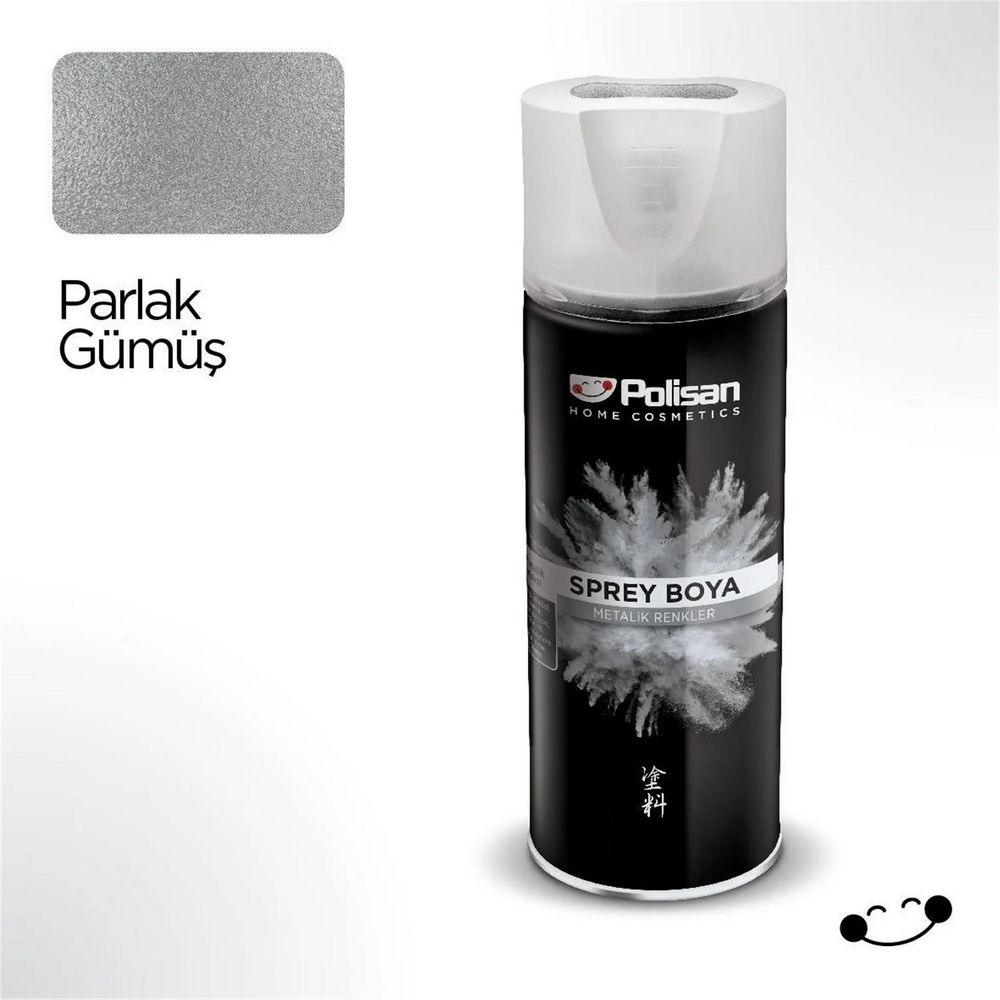 Polisan Parlak Gümüş Sprey Boya (97608030410)
