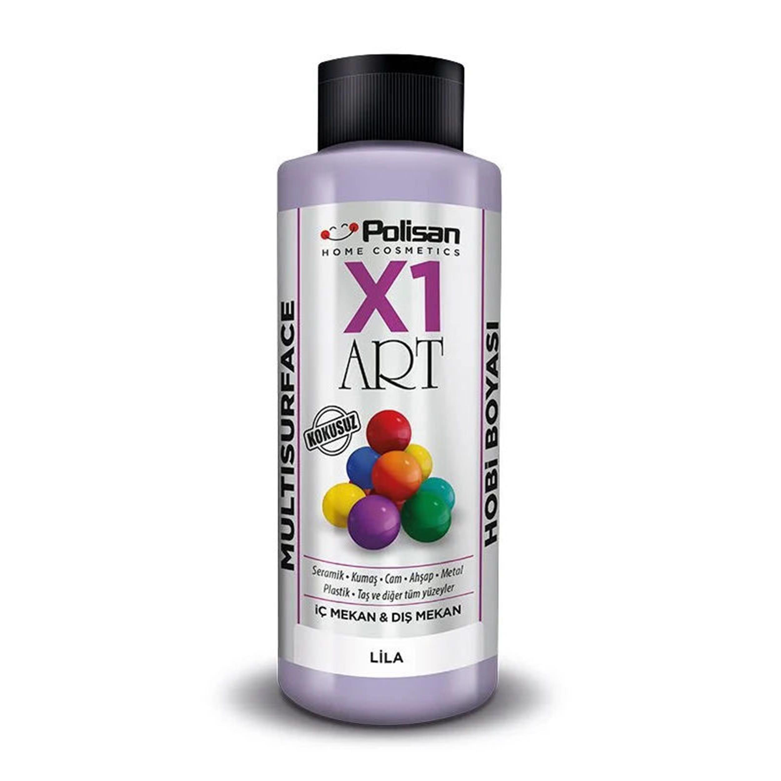 Polisan Lila 120 Ml. X1 Art Multisurface Hobi Boyası (98600490200)
