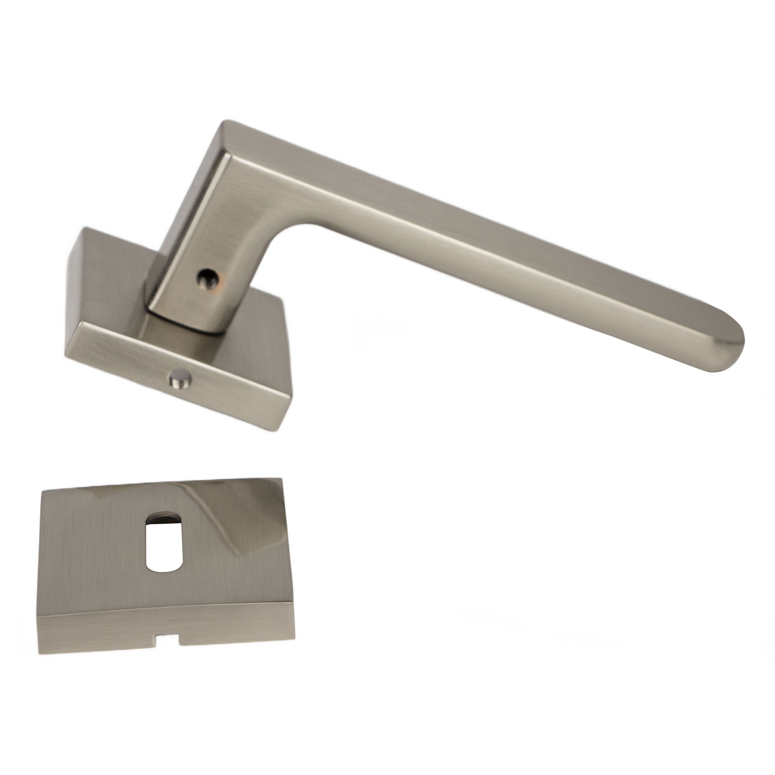 ÇEBİ Saten Rozetli S-Nanu Oda Kapı Kolu MP08 (A523111108)