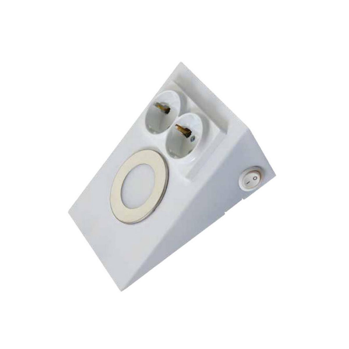 ACK Beyaz 3000K Ledli Prizli Tezgah Altı Aydınlatma (ACK.AH11-00200)