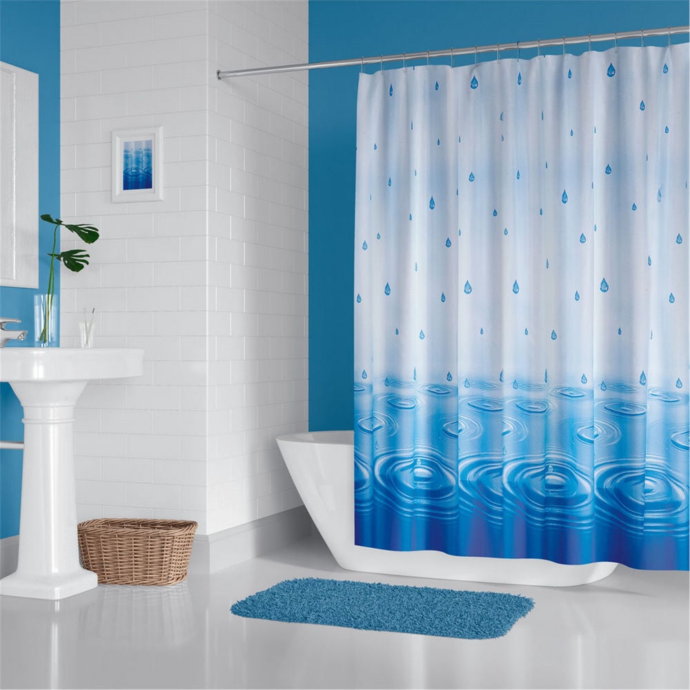 Afeks Home 180x200 cm Polyester Baskılı Banyo Perdesi (AFEKSHOME.10004)