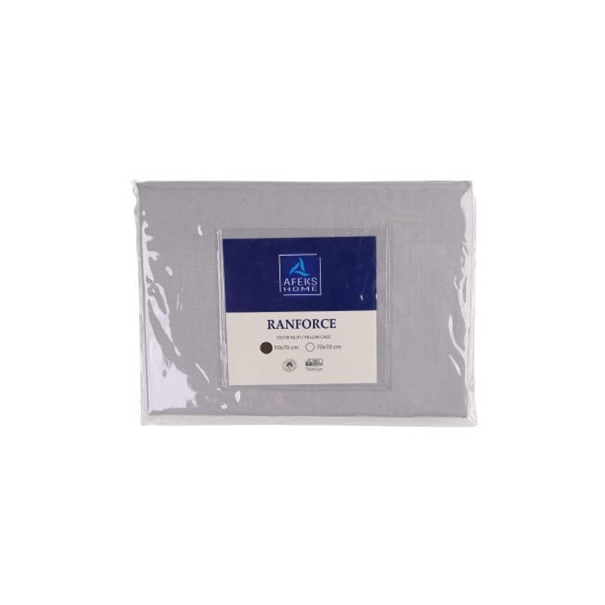 Afeks Home Gri 50x70 cm %100 Pamuk Yastık Kılıfı (AFEKSHOME.50054)