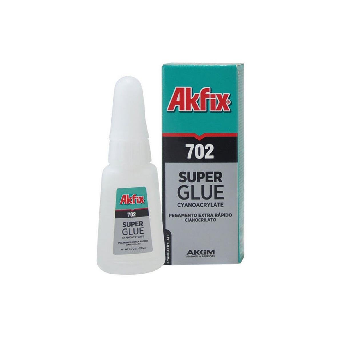 Akfix 20 Gr. GA020 702 Süper Japon Yapıştırıcı (AKFIX.GA020)