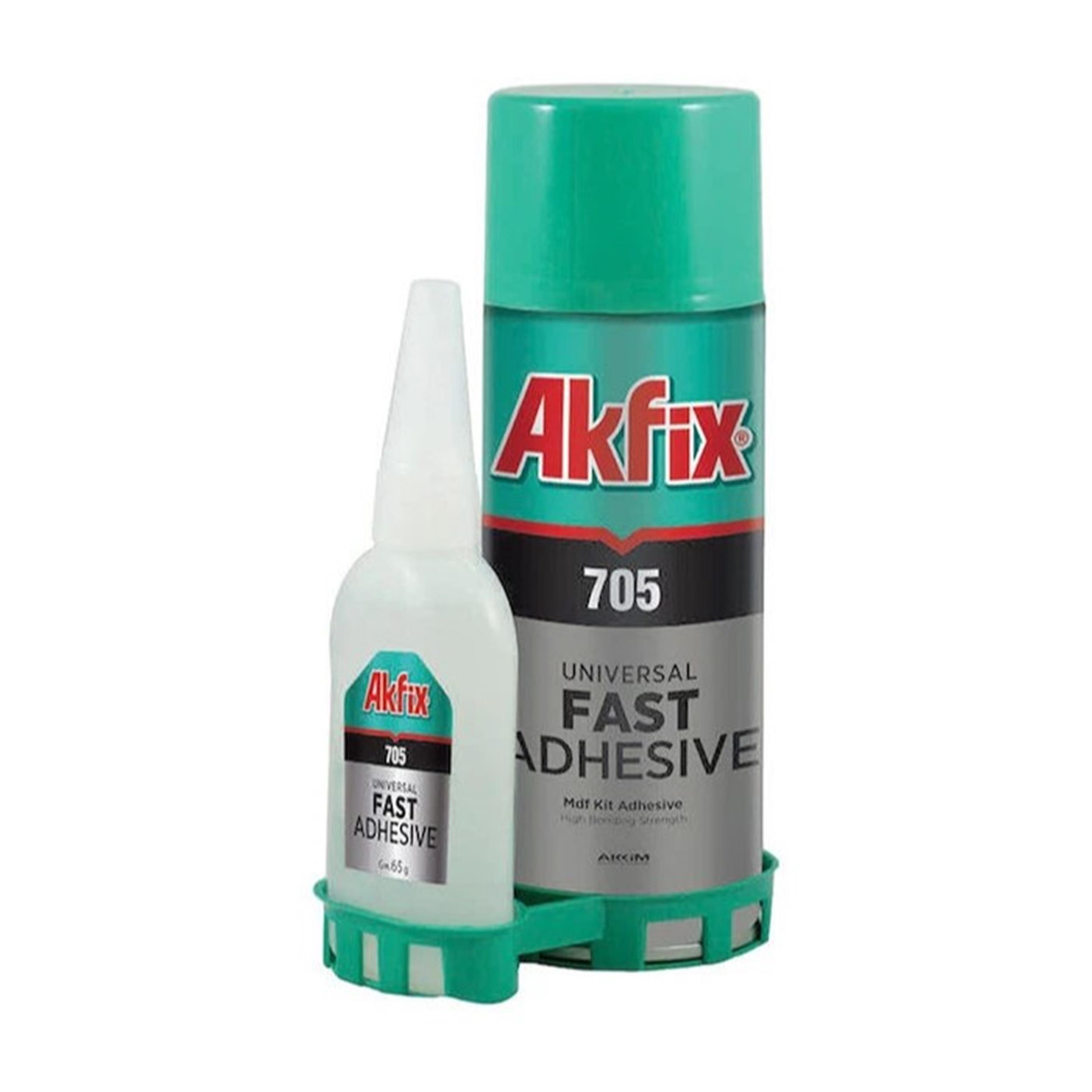 Akfix 100 Gr. Hızlı Yapıştırıcı + 400 Ml. Aktivatör Set (AKFIX.GA065)