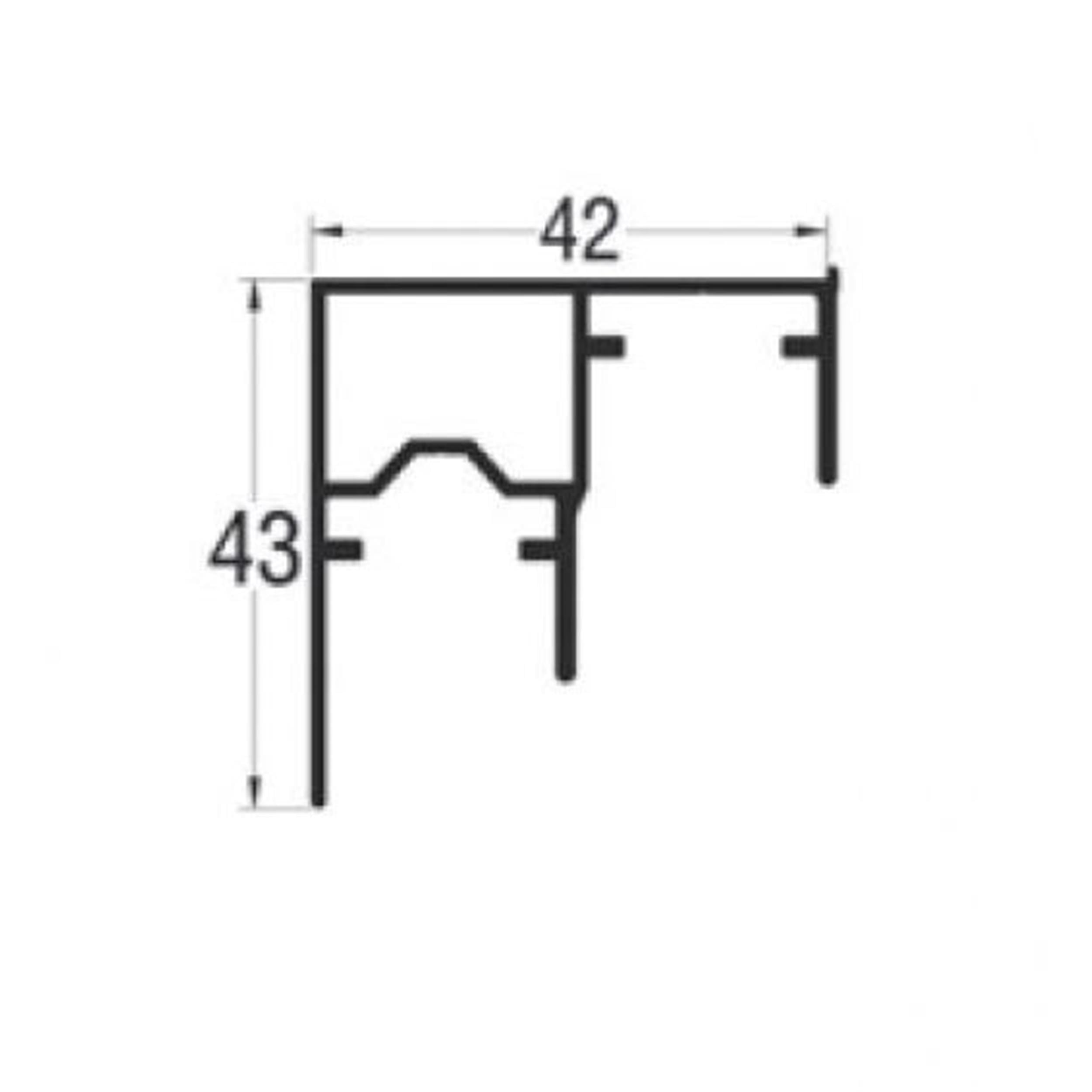 Albatur Alüminyum 3 Metre Delikli Alt Ray (ALB-M50 7225 410*3)