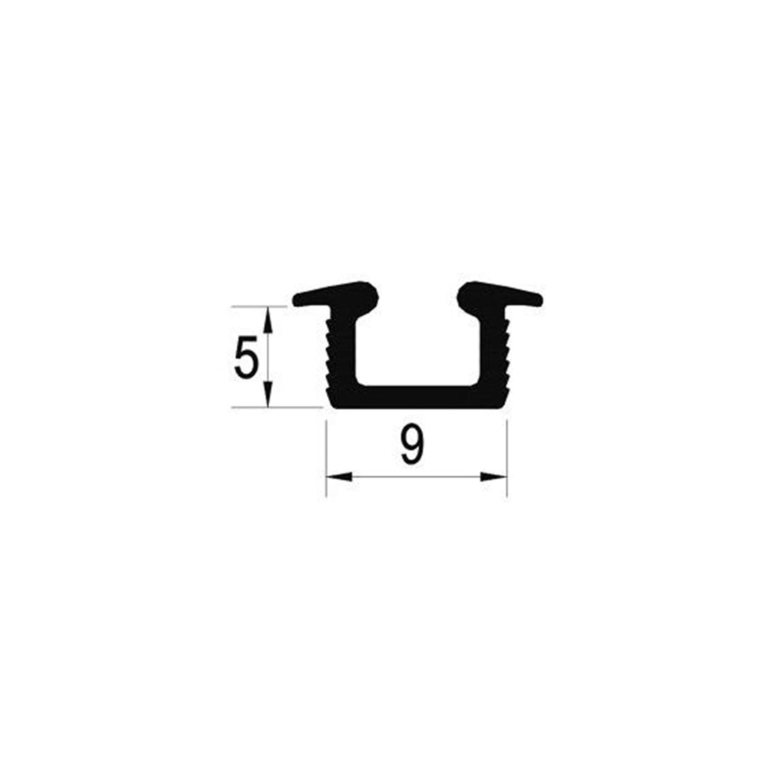 Albatur Eloksal 3 Metre Delikli Alt Ray Profili (ALB-M50 7520 410*3)
