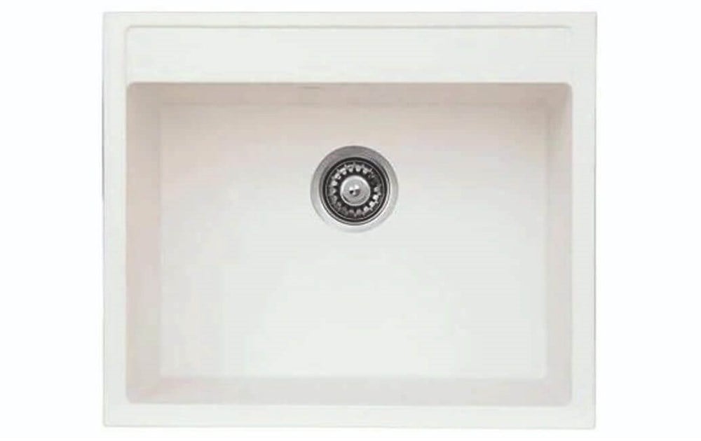 Unixton Beyaz 50x60 cm Apollo Granit Eviye (APOLLO-60-B)