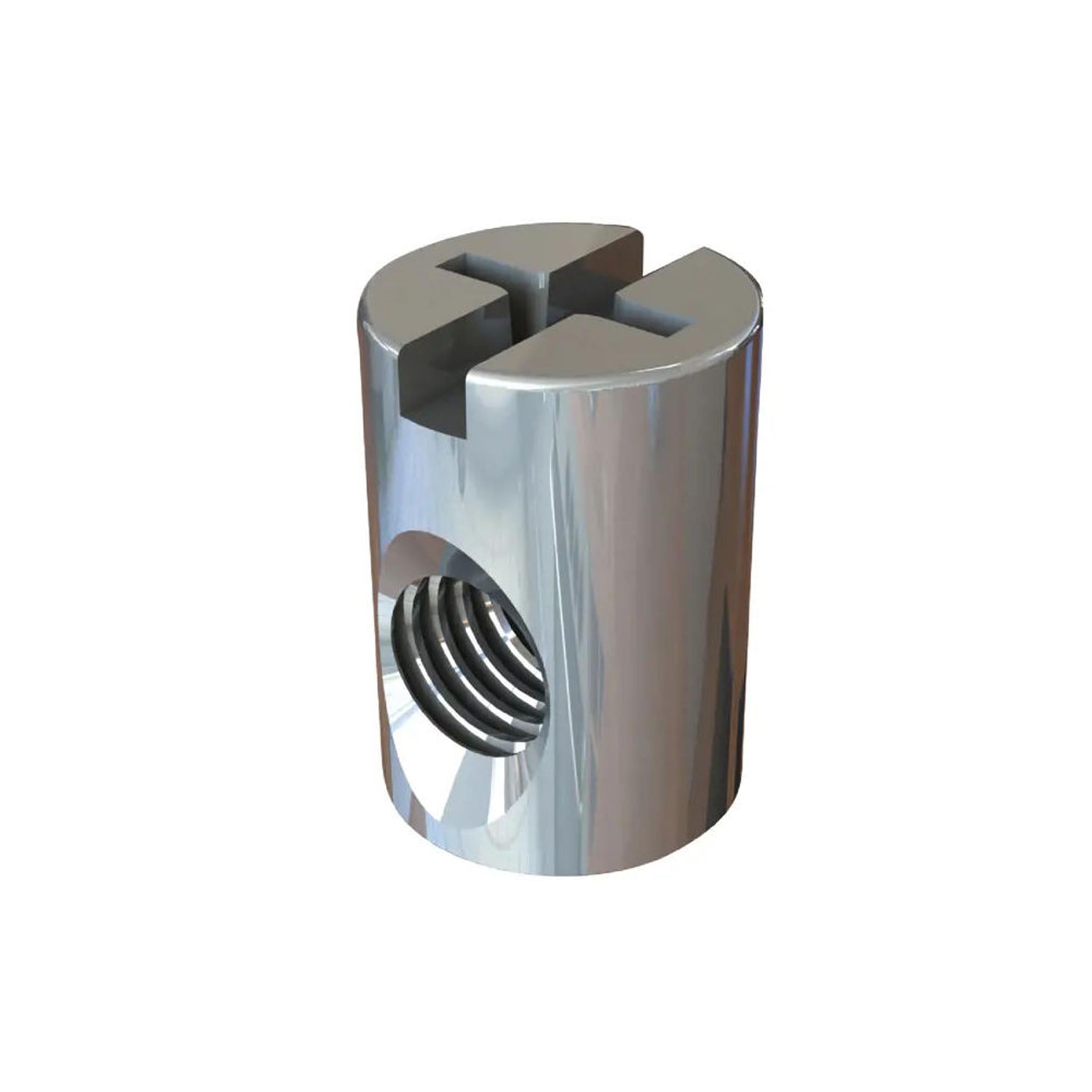 Ayder 10x14 mm Çinko Silindir Çektirme Somun M6 (AY-A0306)