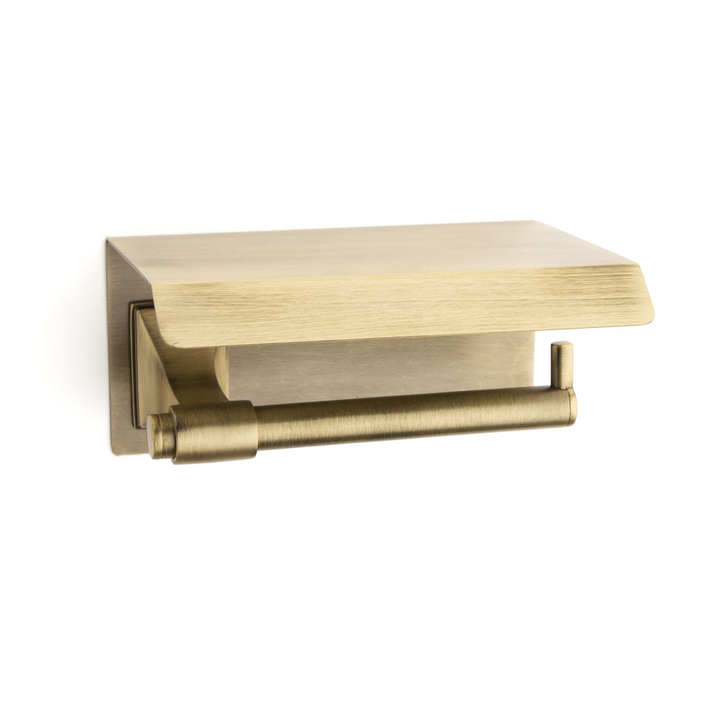 System Antik Saten Mat Kapaklı Tuvalet Kağıtlığı (BA1002 011 ABM)