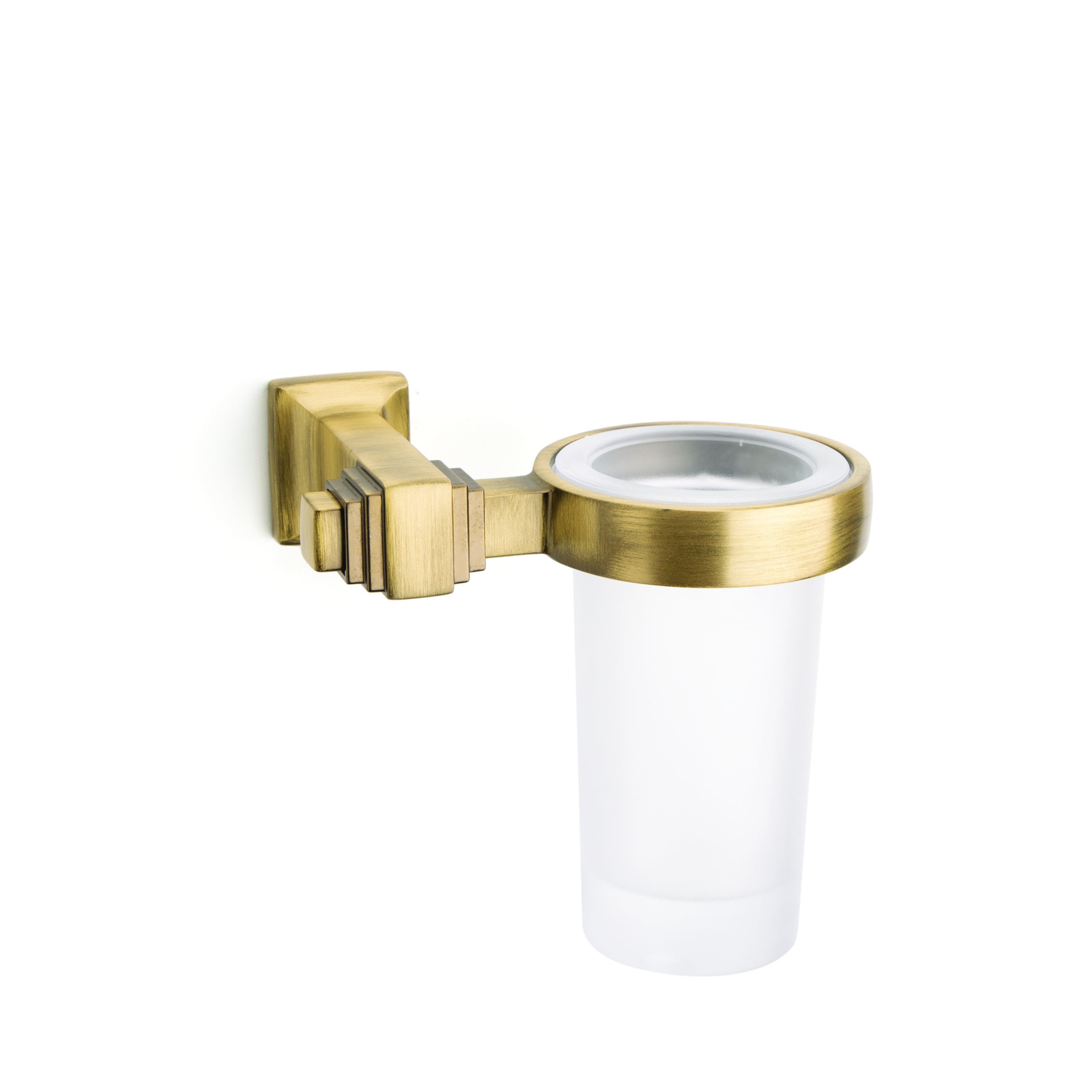 System Antik Saten Mat Şeffaf Diş Fırçalığı (BA1005 007 ABM-C1)