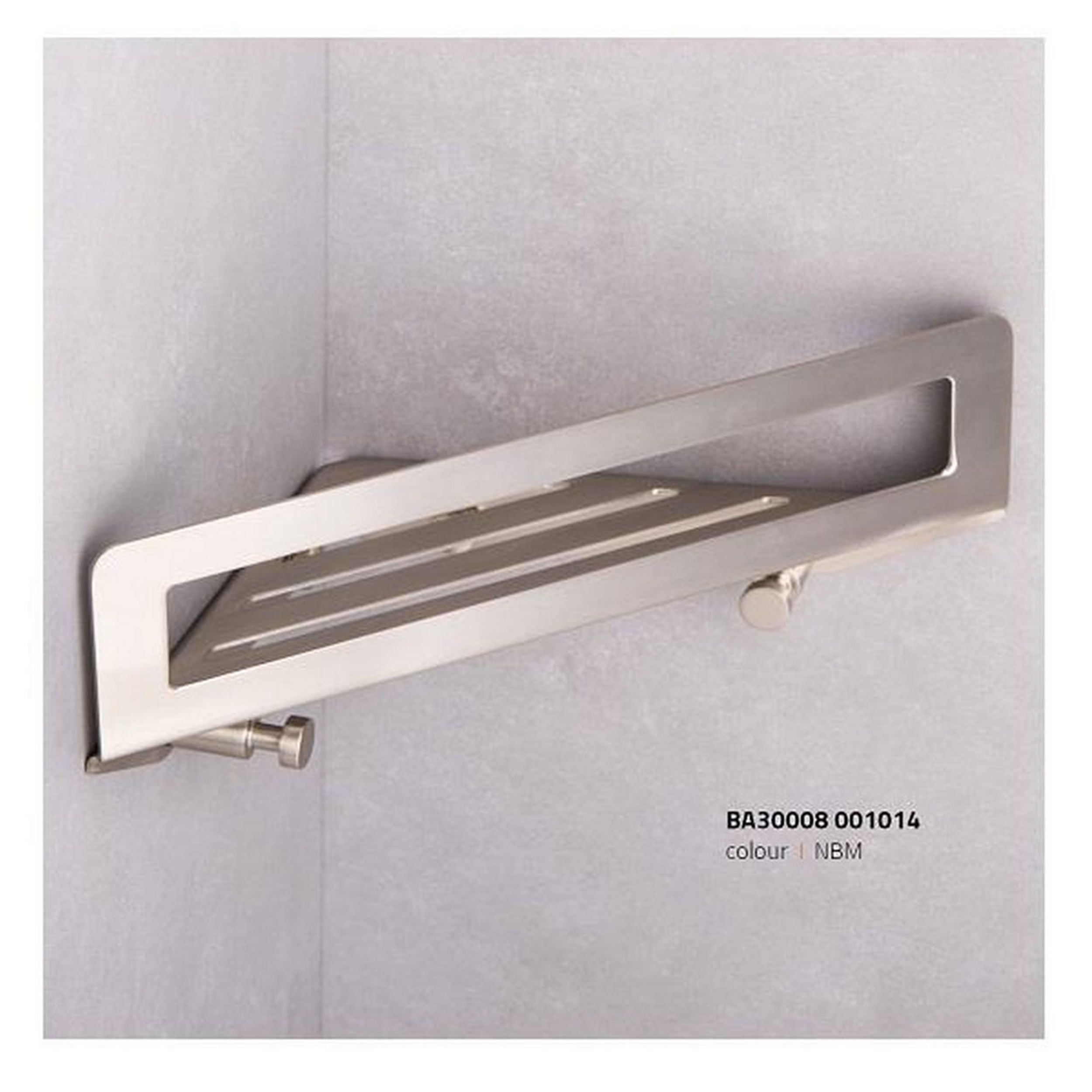 System Nikel Saten Mat Duş Raf Sistemi (BA3008 043 NBM)