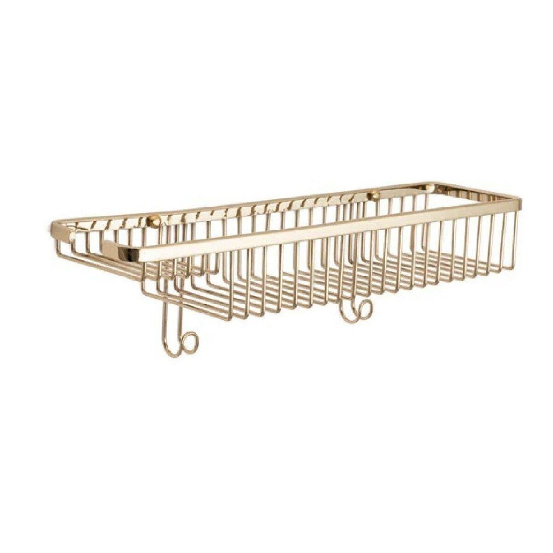 System Altın 45 cm Dikdörtgen Duş Rafı (BA3013 044 GL)