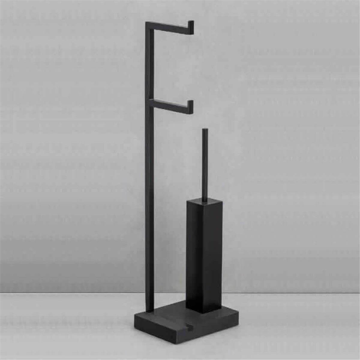 System Siyah Hareketli WC Set (BA4008 050 AL6)