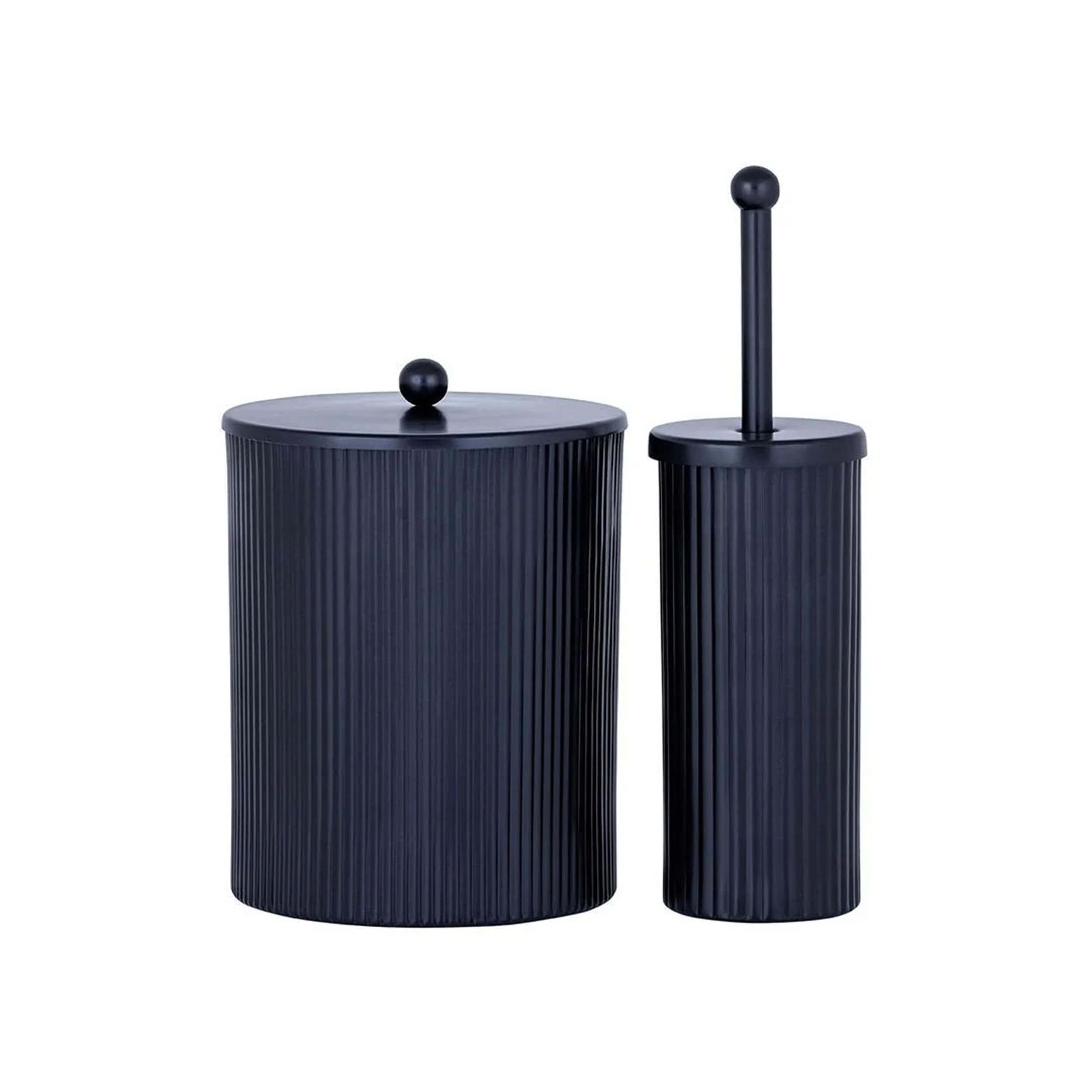System Mat Siyah Tuvalet Seti (BA6001 061 AL6)