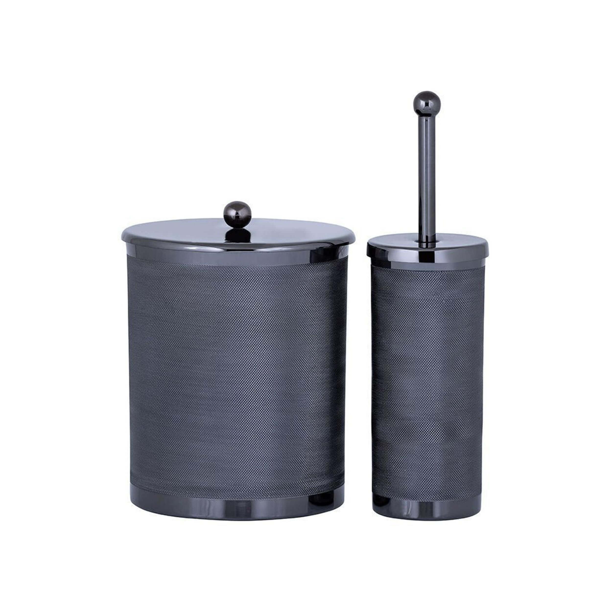 System Siyah Nikel Tuvalet Seti (BA6002 061 BN)