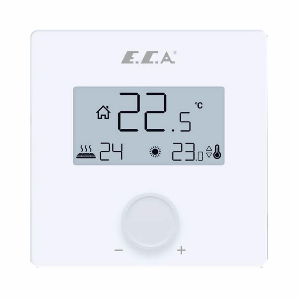 E.C.A. Beyaz Dijital Oda Termostatı (ECA.601021047)