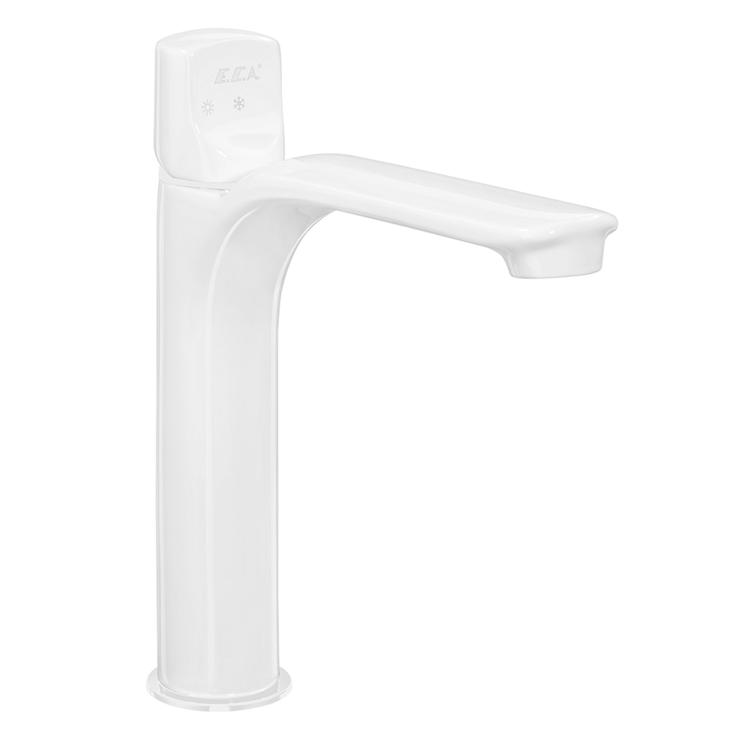 E.C.A. Mat Beyaz Orta Boy Myra Lavabo Bataryası (ECA.102108983C4)