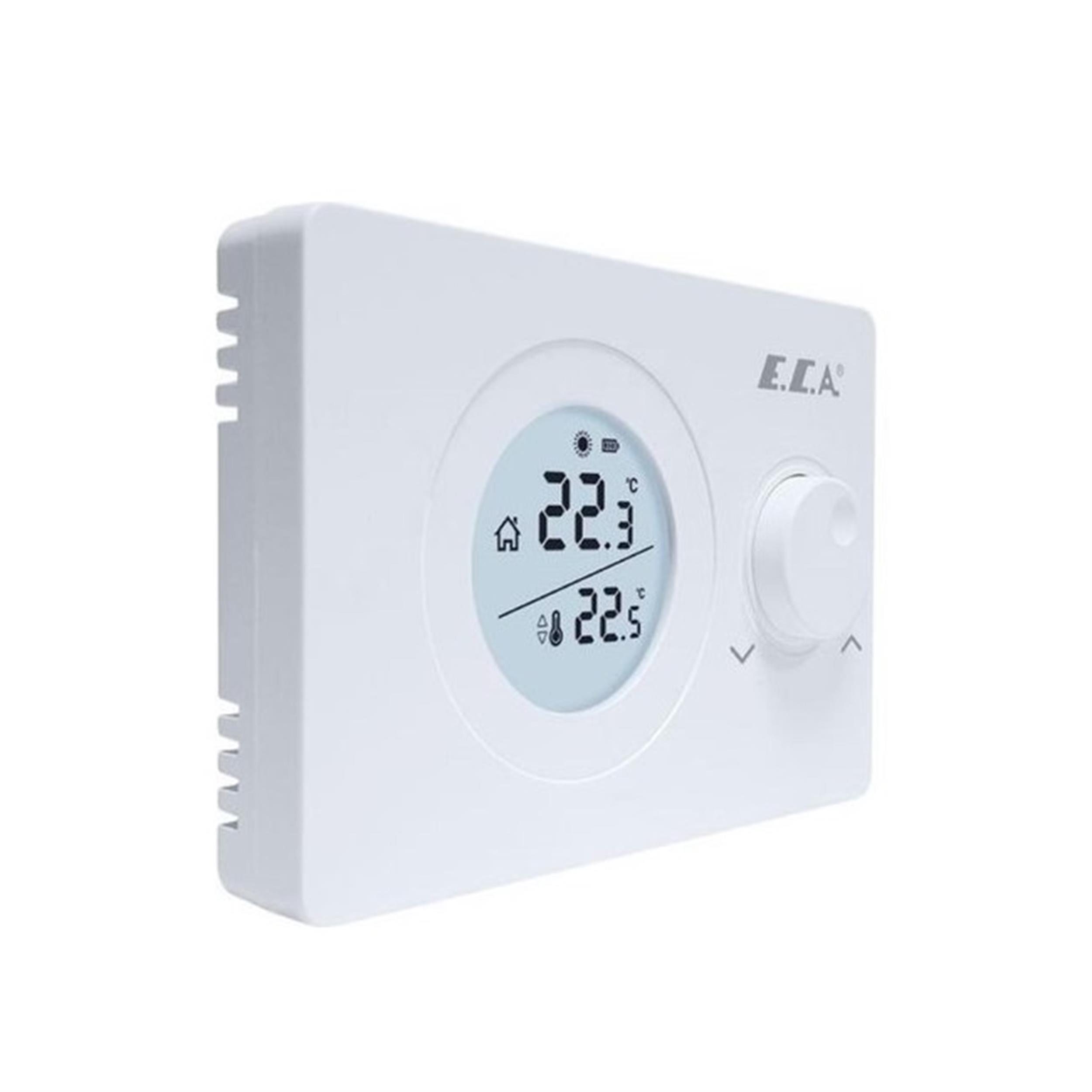 E.C.A. Beyaz 100 Watt Poly Pure Kablosuz Oda Termostatı (ECA.7006903003) |  Afeks Yapı Market