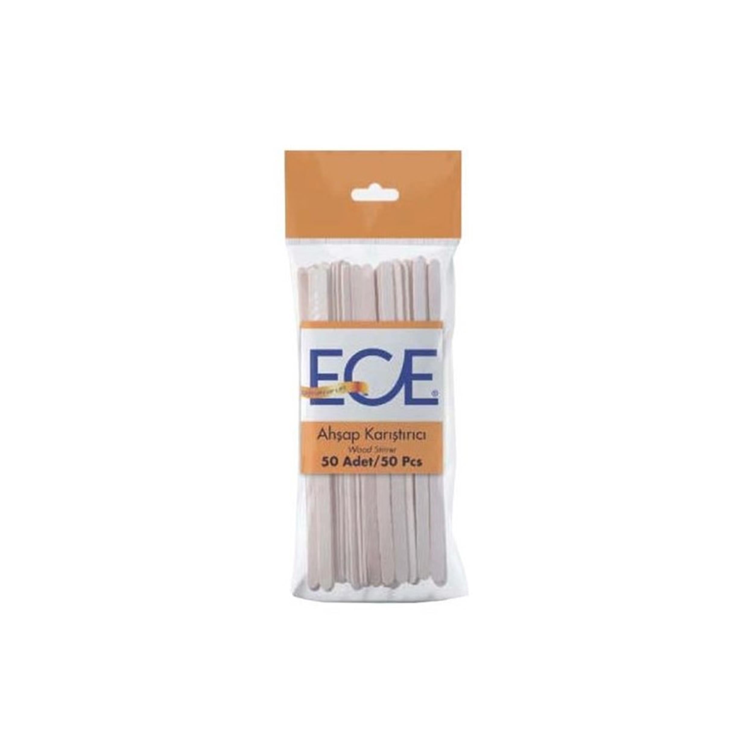 ECE Ahşap Karıştırıcı (50 Adet) (ECE.EPK-622)