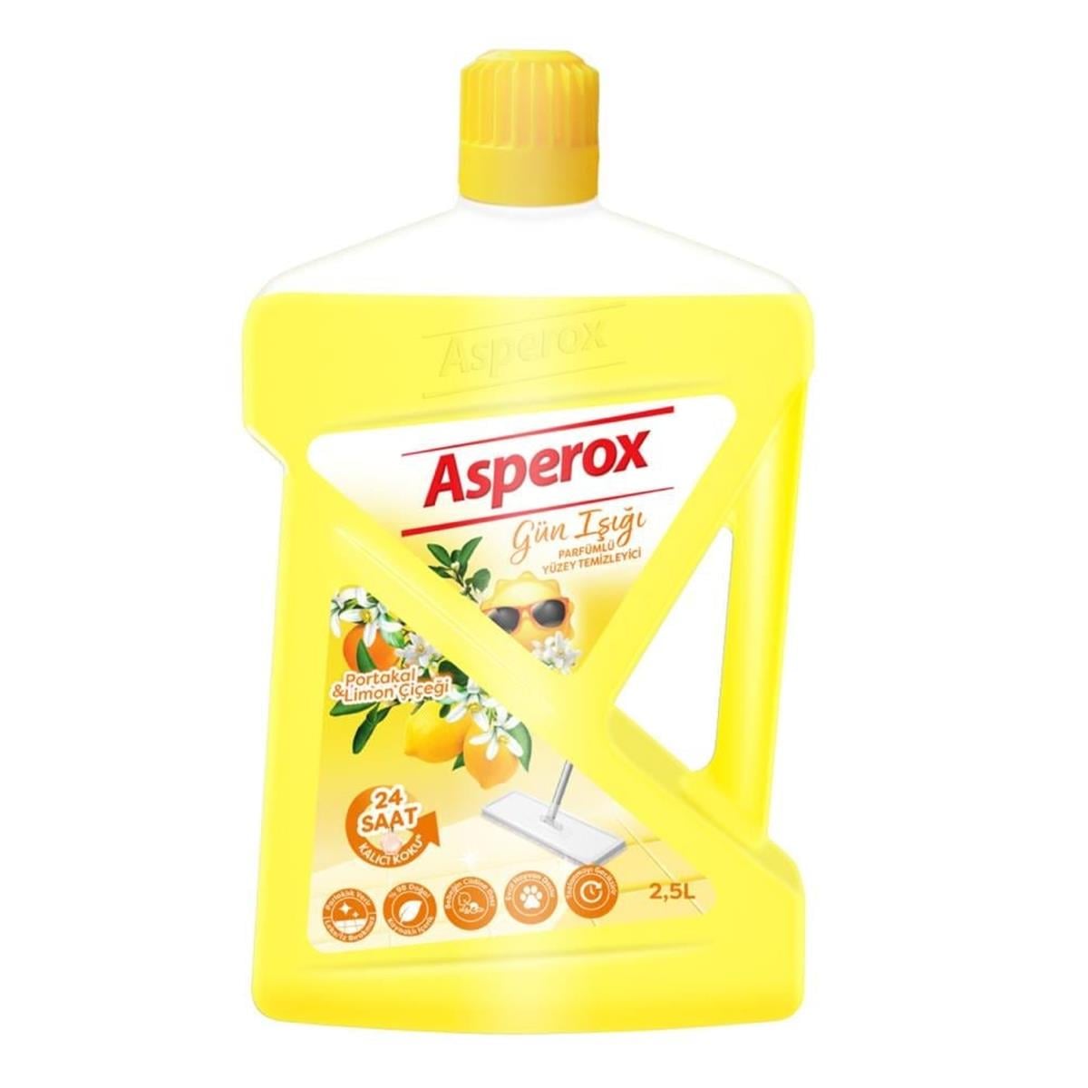 Asperox Sarı 2,5 Litre Gün Işığı Yüzey Temizleyici (EG-222173)