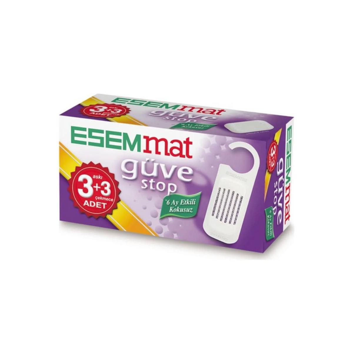 Esemmat 3 Askı + 3 Çekmece Güve Stop (EG-223006)