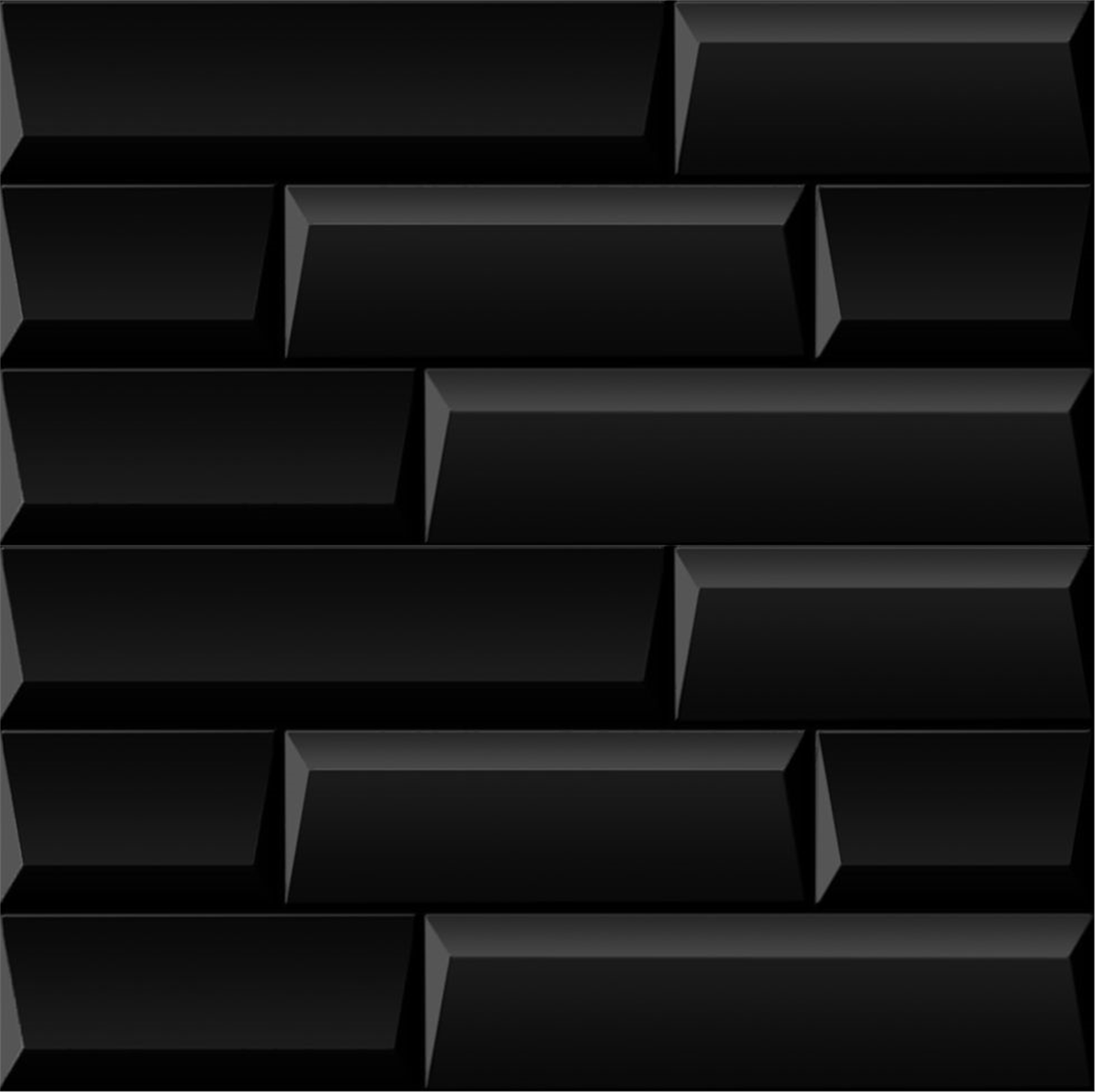 EGE Seramik Parlak Siyah 30x60 cm Chicago Duvar Seramiği (EGE.300X600CHG93)  | Afeks Yapı Market