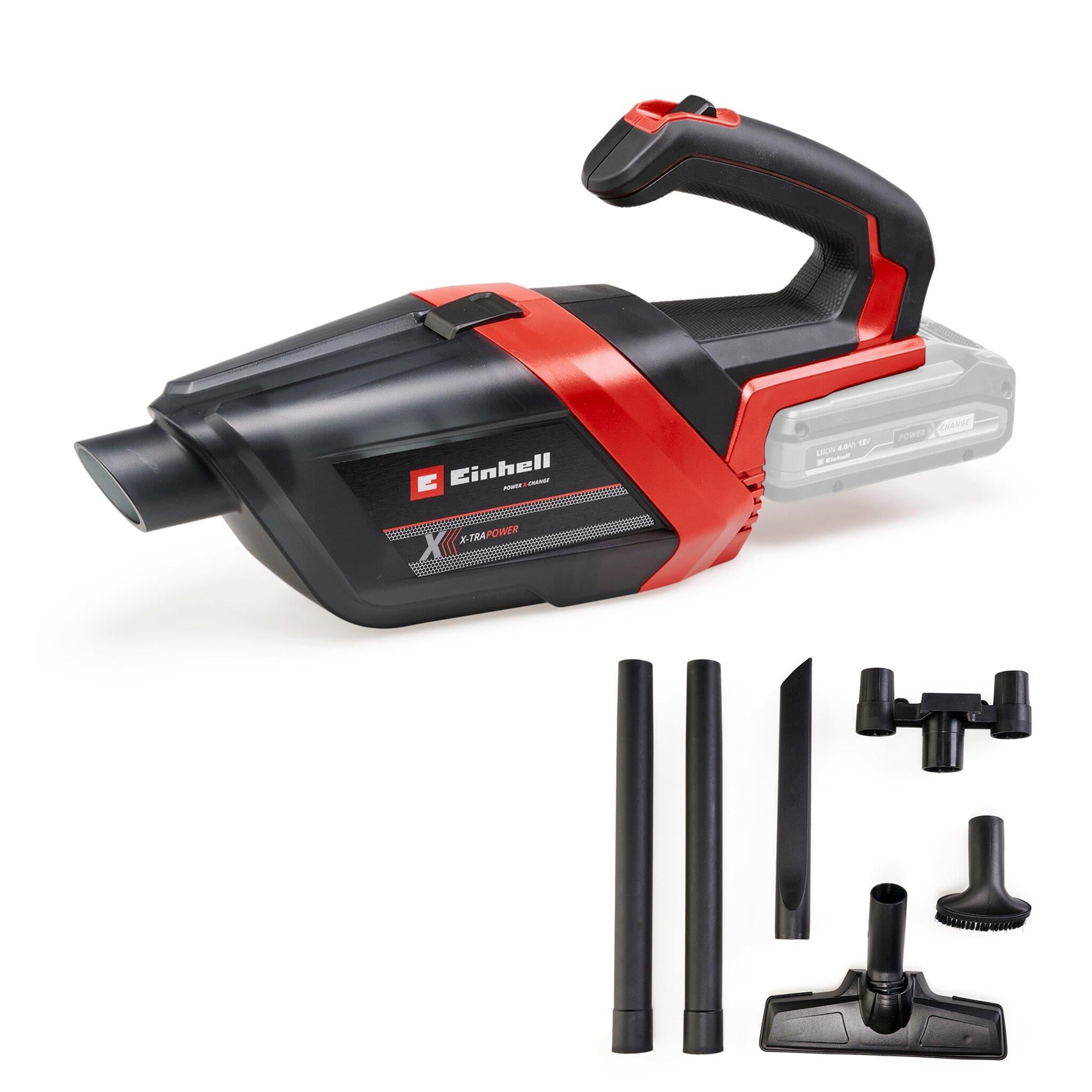 Einhell Expert TE-HV 18/06 Li - Solo, Akülü El Süpürgesi (Akü ve şarj cihazı dahil değildir)