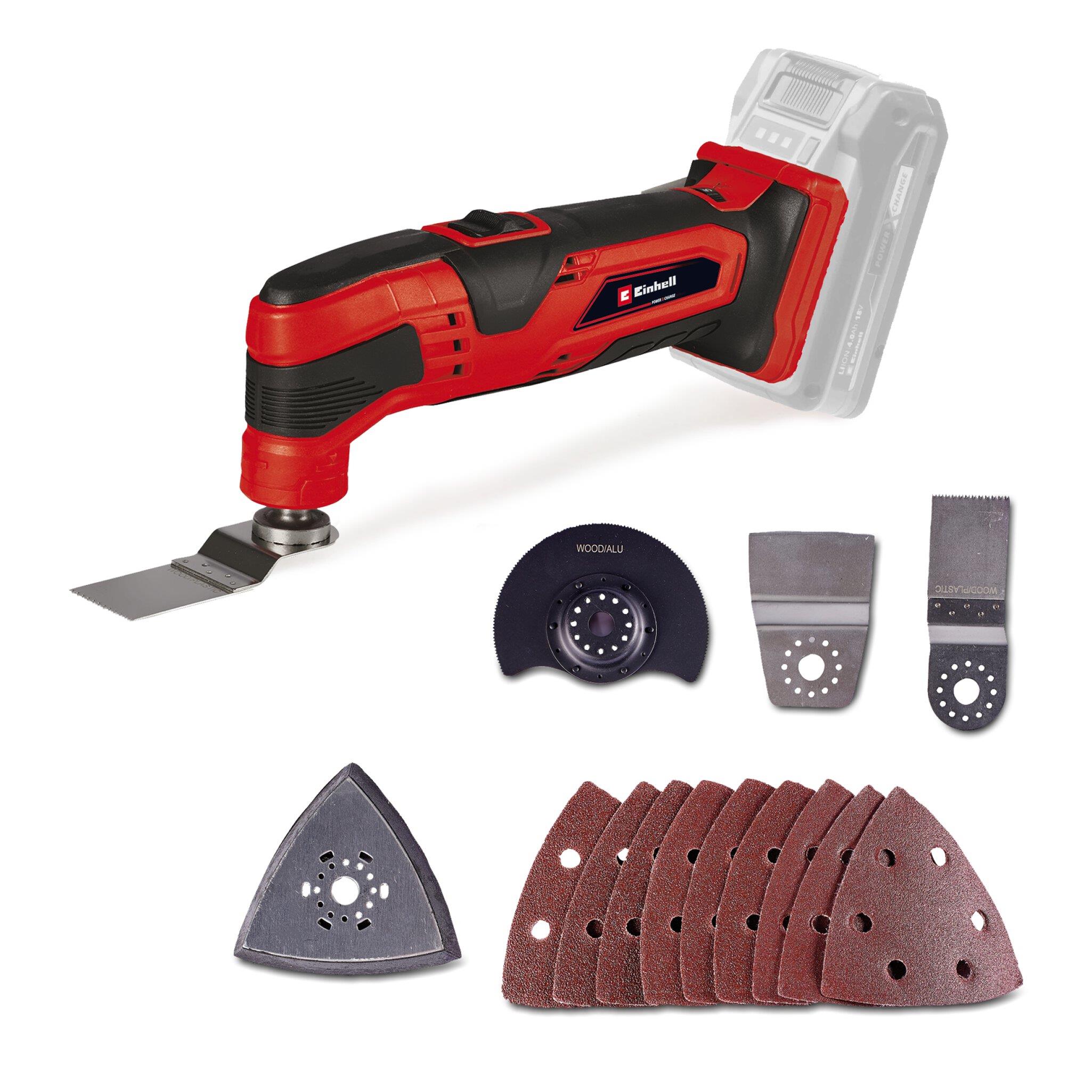 Einhell Classic TC-MG 18 Li - Solo, Akülü Raspalama Makinesi (Akü ve şarj cihazı dahil değildir)